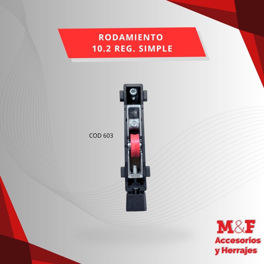 Rodamiento Simple Zamak 10.2